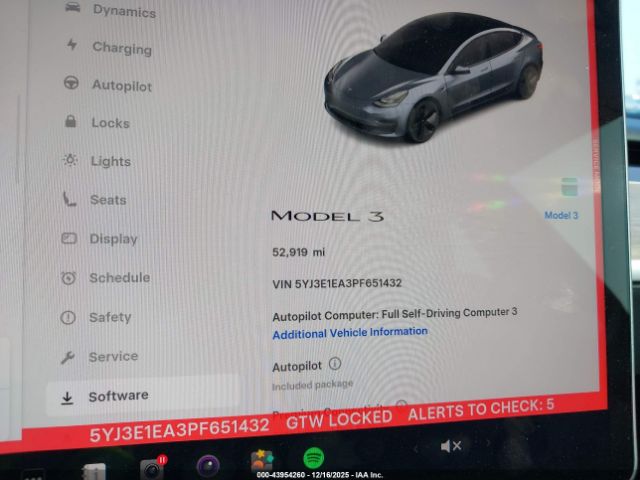2023 TESLA MODEL 3 5YJ3E1EA3PF651432 Photo 6
