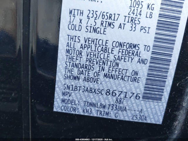 2025 NISSAN ROGUE 5N1BT3ABXSC867176 Photo 8