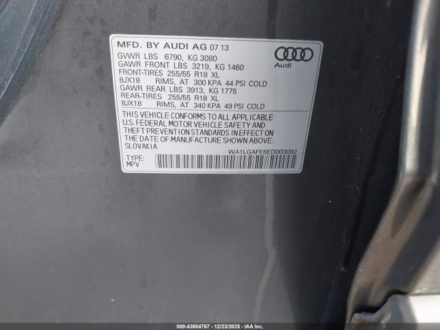 2014 AUDI Q7 WA1LGAFE6ED003092 Photo 8