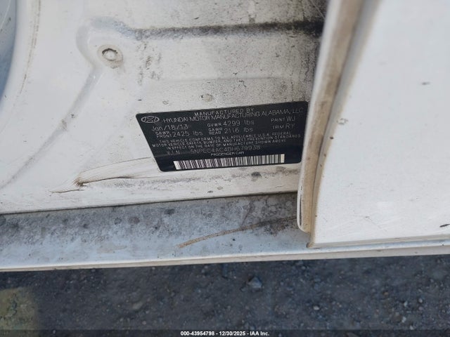 2013 HYUNDAI SONATA 5NPEC4AC4DH679938 Photo 8
