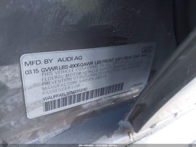 2015 AUDI A4 WAUFFAFL3FN039240 Photo 8