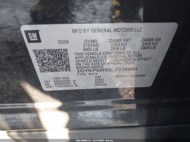 2020 CADILLAC XT6 1GYKPDRS1LZ136860 Photo 8