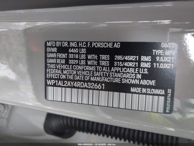 2024 PORSCHE CAYENNE WP1AL2AY4RDA32661 Photo 8