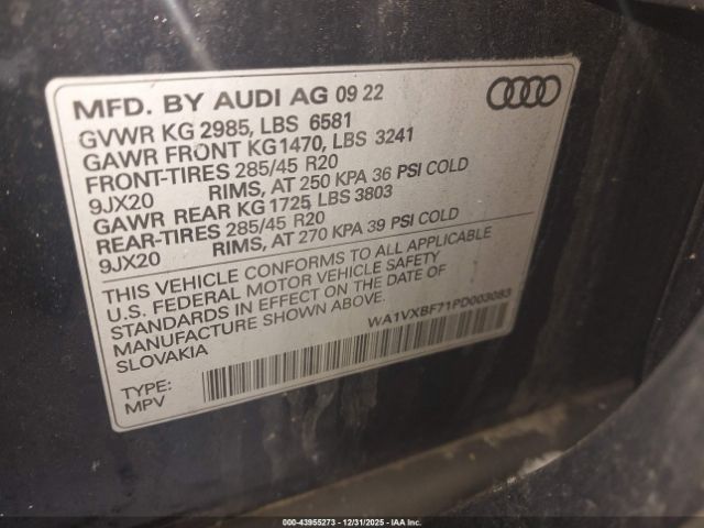 2023 AUDI Q7 WA1VXBF71PD003083 Photo 8