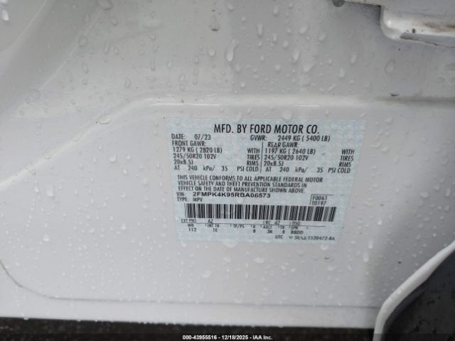 2024 FORD EDGE 2FMPK4K95RBA06573 Photo 8