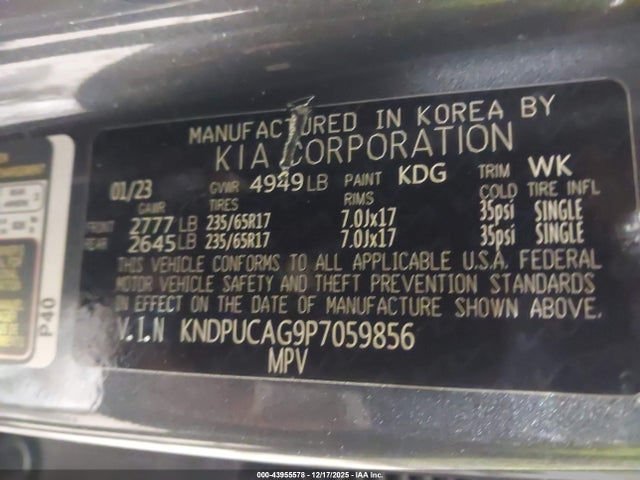 2023 KIA SPORTAGE HYBRID KNDPUCAG9P7059856 Photo 8