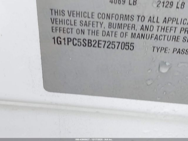 2014 CHEVROLET CRUZE 1G1PC5SB2E7257055 Photo 8