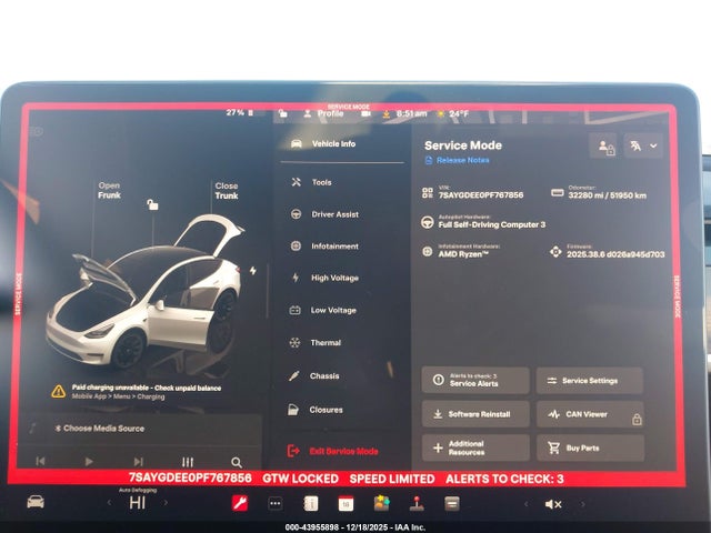 2023 TESLA MODEL Y 7SAYGDEE0PF767856 Photo 6