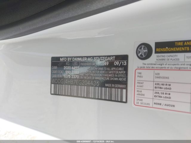 2014 MERCEDES-BENZ C 250 WDDGJ4HB7EG204436 Photo 8