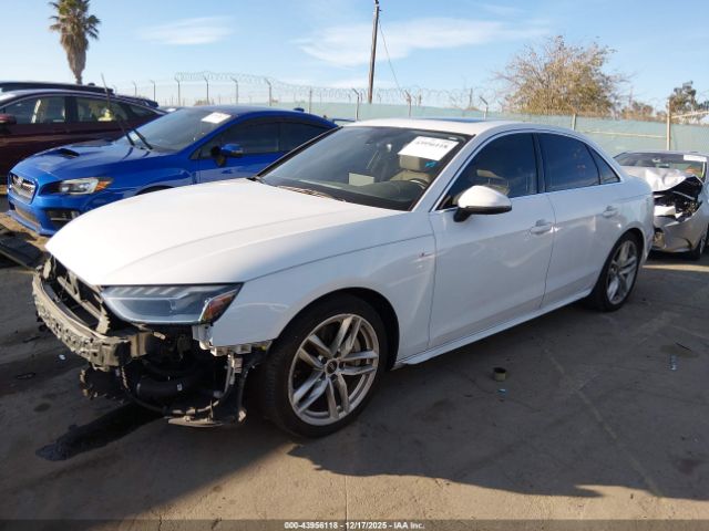 2022 AUDI A4 WAUEAAF43NN014582 Photo 1