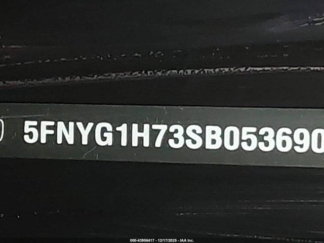 5FNYG1H73SB053690 Honda Pilot Touring