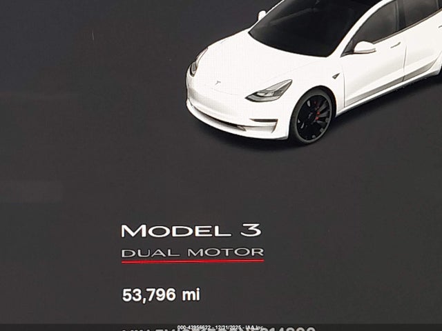 Aukcja sprzedaży 2022 Tesla Model 3 Performance Dual Motor All-wheel Drive, vin: 5YJ3E1EC0NF314800, numer aukcji: 43956622