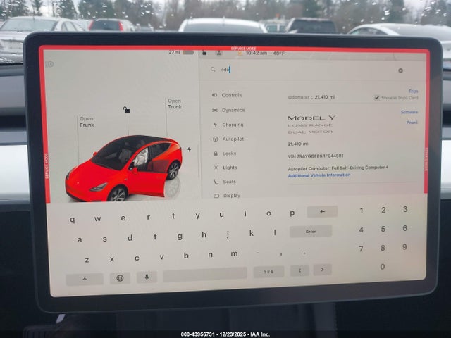 2024 TESLA MODEL Y 7SAYGDEE6RF044581 Photo 6