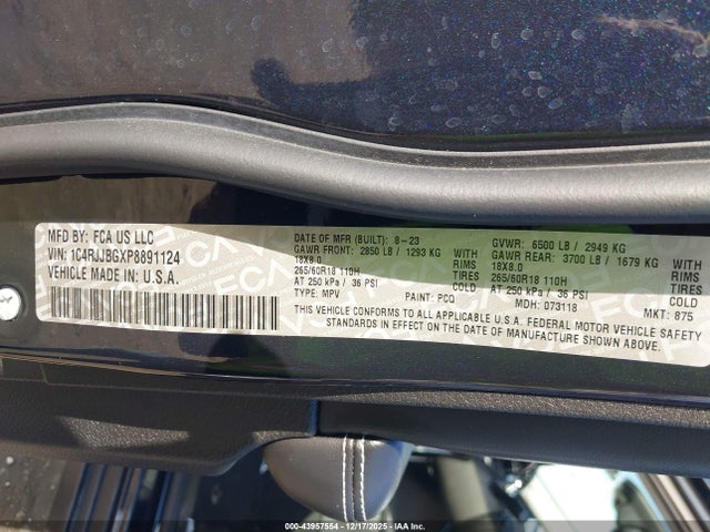 2023 JEEP GRAND CHEROKEE L 1C4RJJBGXP8891124 Photo 8