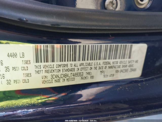 2018 JEEP COMPASS 3C4NJCAB4JT409353 Photo 8