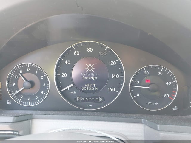 2005 Mercedes-benz E 320 Cdi მანქანა იყიდება აუქციონზე, vin: WDBUF26J75A562294, აუქციონის ნომერი: 43957748