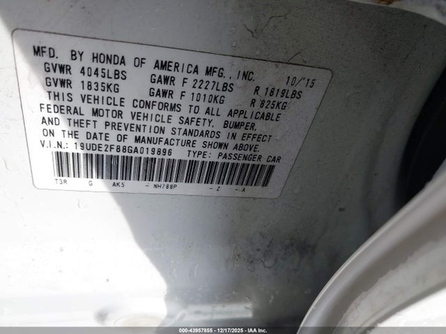 2016 ACURA ILX 19UDE2F88GA019896 Photo 8