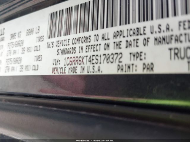 2014 RAM 1500 1C6RR6KT4ES170372 Photo 8