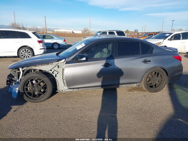 2015 Infiniti Q50 Premium მანქანა იყიდება აუქციონზე, vin: JN1BV7AR1FM421830, აუქციონის ნომერი: 43957895