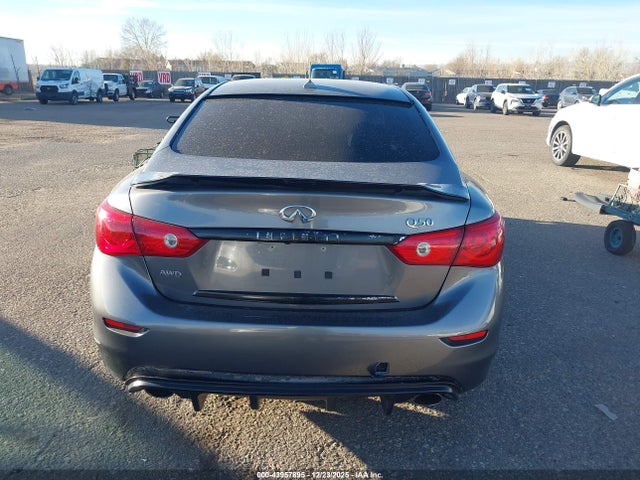 2015 Infiniti Q50 Premium მანქანა იყიდება აუქციონზე, vin: JN1BV7AR1FM421830, აუქციონის ნომერი: 43957895