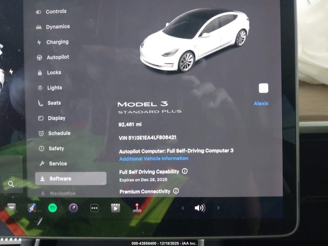 2020 TESLA MODEL 3 5YJ3E1EA4LF806421 Photo 6