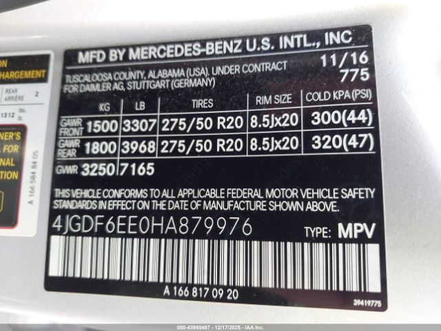 2017 MERCEDES-BENZ GLS 450 4JGDF6EE0HA879976 Photo 8