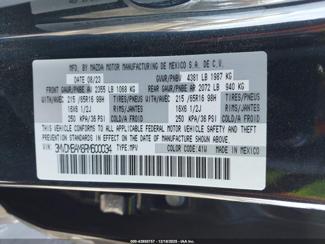 Mazda Cx-30 2.5 S 2024 3MVDMBAM8RM600034 Image 9