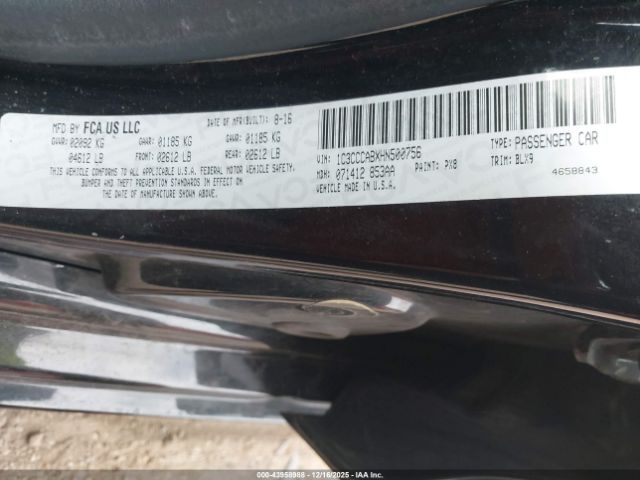 2017 CHRYSLER 200 1C3CCCABXHN500756 Photo 8