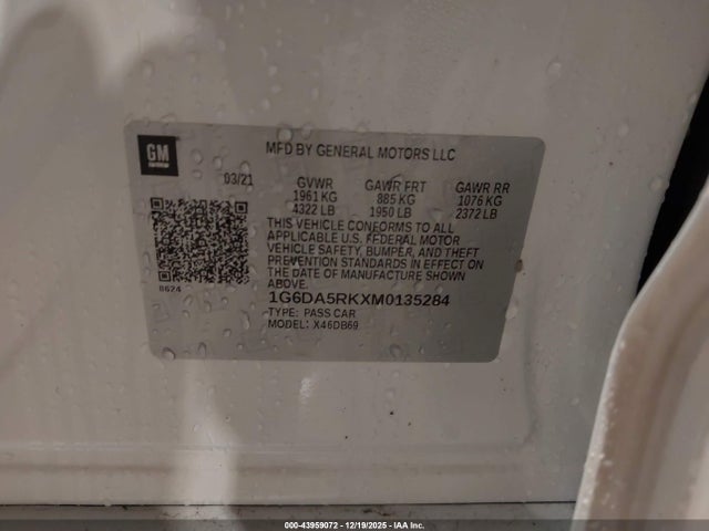 2021 CADILLAC CT4 1G6DA5RKXM0135284 Photo 8