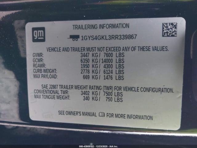 2024 CADILLAC ESCALADE 1GYS4GKL3RR339867 Photo 8