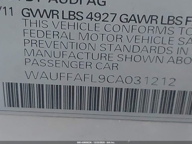 2012 AUDI A4 WAUFFAFL9CA031212 Photo 8