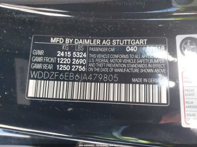 2018 MERCEDES-BENZ AMG E 43 WDDZF6EB6JA479805 Photo 8