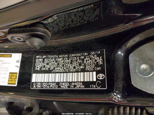 Toyota Prius Three 2014 JTDKN3DU1E1808710 Image 9