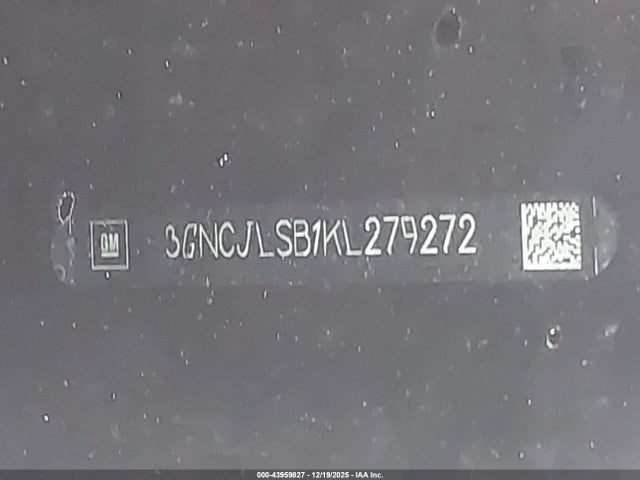 3GNCJLSB1KL279272 Chevrolet Trax Lt