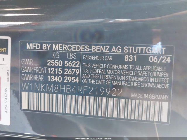 2024 MERCEDES-BENZ AMG GLC 43 W1NKM8HB4RF219922 Photo 8