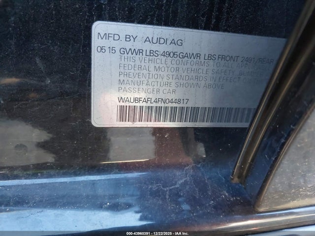 2015 AUDI A4 WAUBFAFL4FN044817 Photo 8