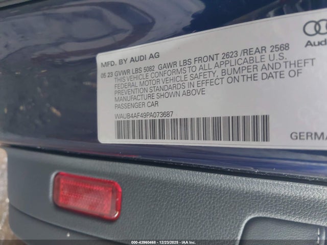 2023 AUDI S4 WAUB4AF49PA073687 Photo 8