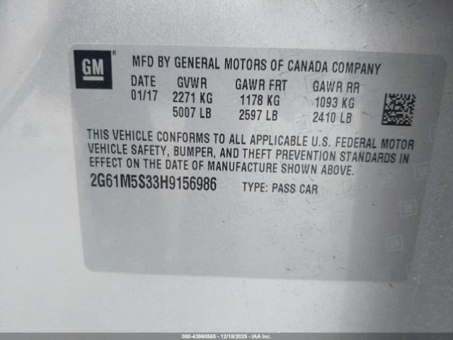 2017 CADILLAC XTS 2G61M5S33H9156986 Photo 8