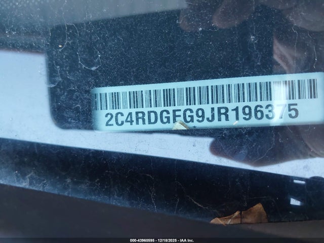 2018 DODGE GRAND CARAVAN 2C4RDGEG9JR196375 Photo 8