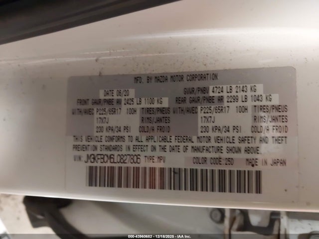 2020 MAZDA CX-5 JM3KFBCM6L0827806 Photo 8