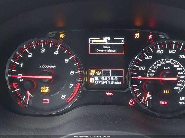 Subaru Wrx Limited 2020 JF1VA1H67L9812077 Image 15