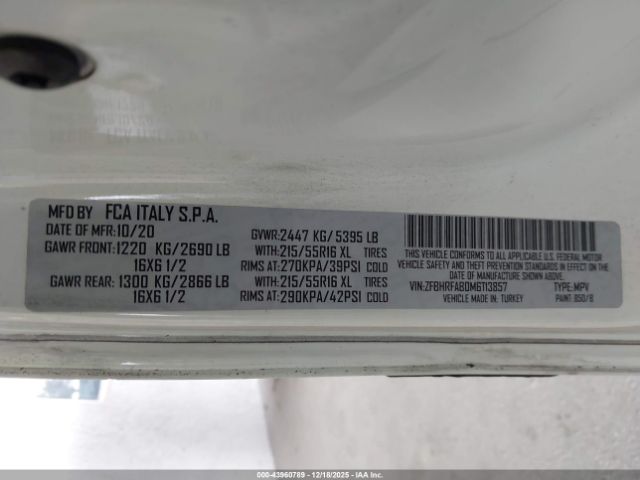 2021 RAM PROMASTER CITY ZFBHRFAB0M6T13857 Photo 8