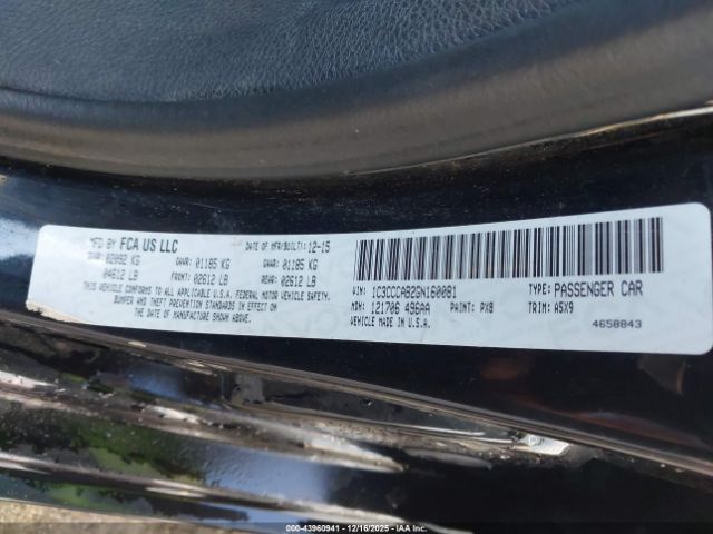 2016 CHRYSLER 200 1C3CCCAB2GN160081 Photo 8