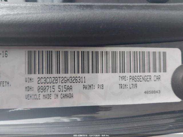 2016 DODGE CHALLENGER 2C3CDZBT2GH326311 Photo 8