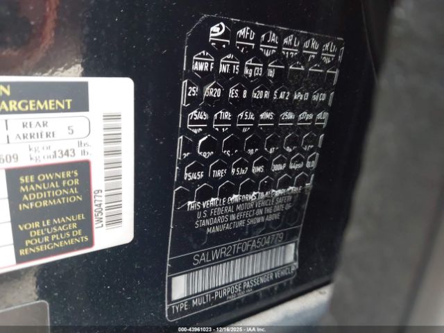 2015 LAND ROVER RANGE ROVER SPORT SALWR2TF0FA504779 Photo 8