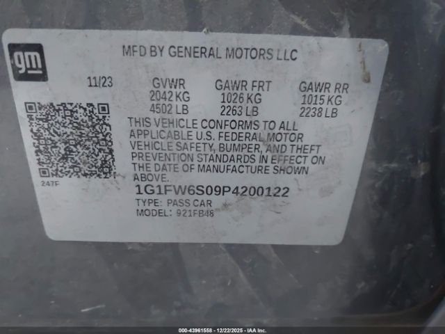 2023 CHEVROLET BOLT EV 1G1FW6S09P4200122 Photo 8