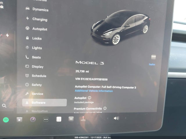 2023 TESLA MODEL 3 5YJ3E1EA0PF581856 Photo 6