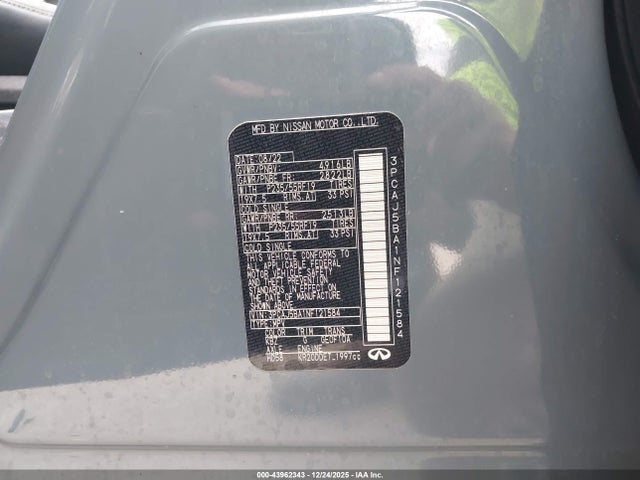 Продаж на аукціоні авто 2022 Infiniti Qx50 Luxe, vin: 3PCAJ5BA1NF121584, номер лоту: 43962343
