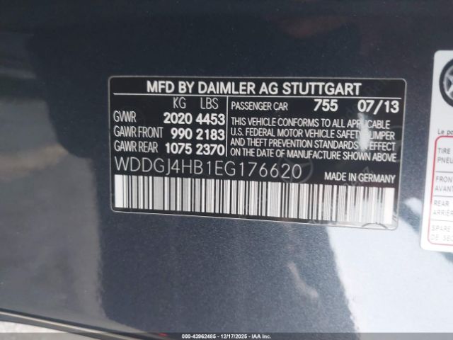 2014 MERCEDES-BENZ C 250 WDDGJ4HB1EG176620 Photo 8