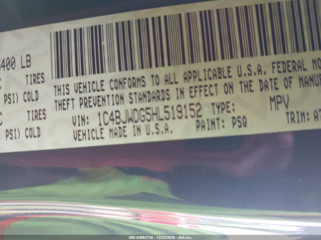 2017 JEEP WRANGLER UNLIMITED 1C4BJWDG5HL519152 Photo 8